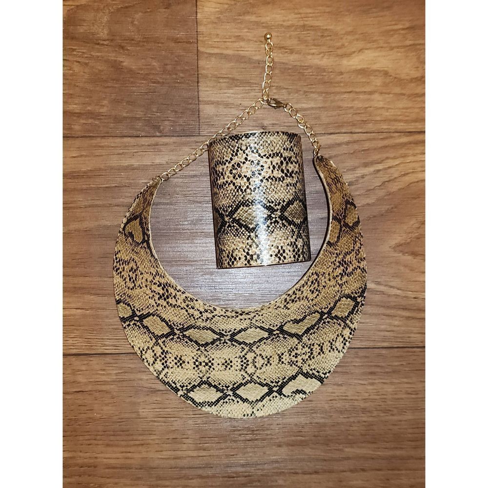 Statement Necklace And Cuff